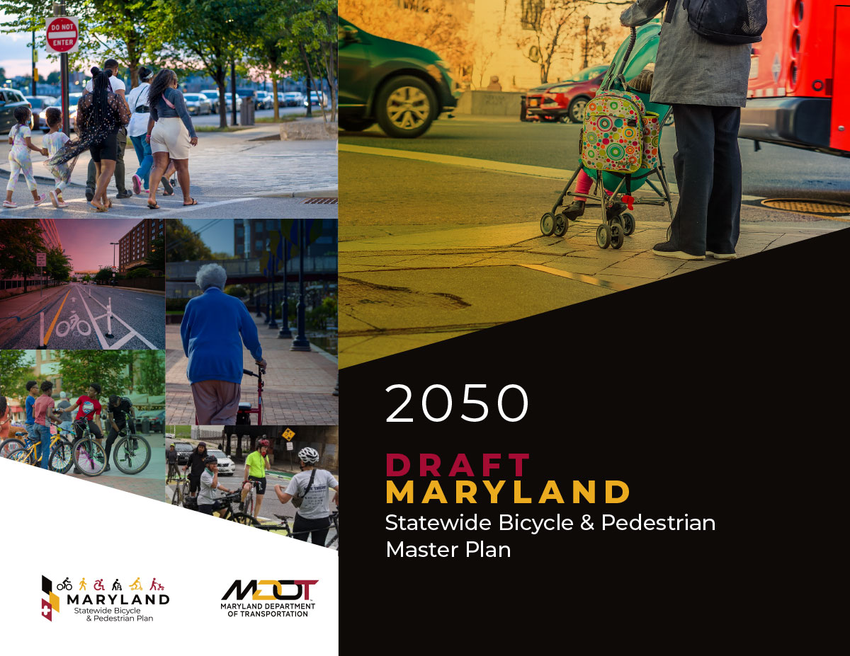 Cover Image of the MDOT Bicycle and Pedestrian Plan