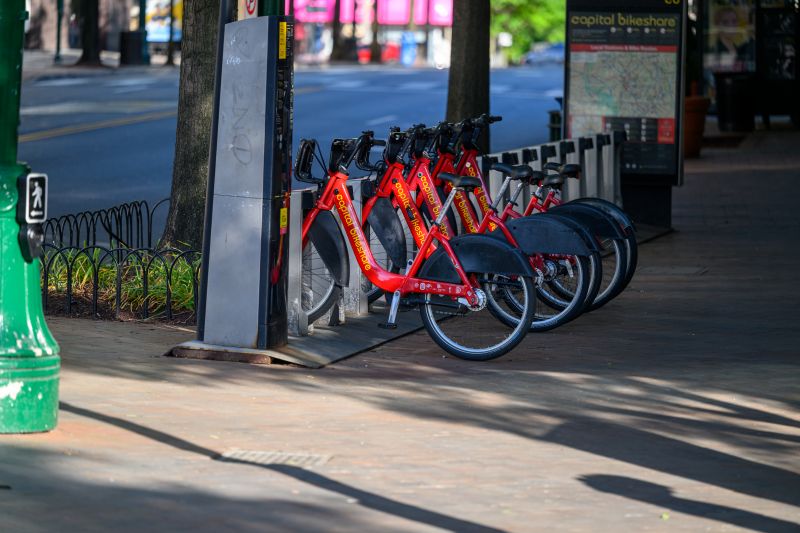 Parked Bicycles