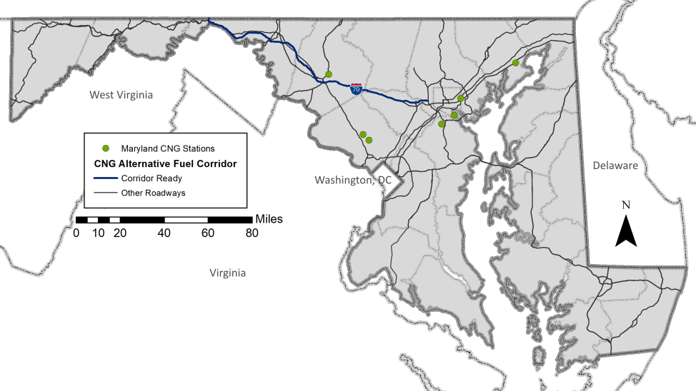 CNG Infrastructure Map